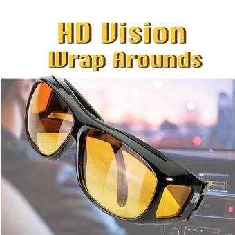 Gion - HD vision wrap แว่นตากันแดดสำหรับขับรถตอนกลางคืน ป้องกันเกิดอุบัติเหตุ กัน UV400 ตัดหมอกได้ด้วย