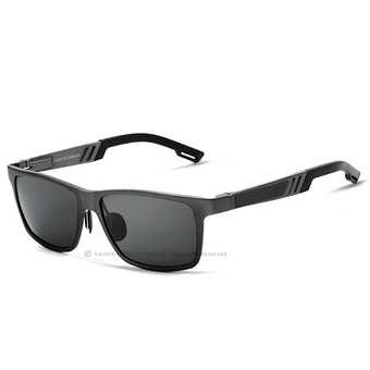 VEITHDIA Aluminum Sunglasses Polarized Lens Men Sun Glasses Mirror Male Driving Fishing Eyewears Accessories 6560 (Gray/Gray)
