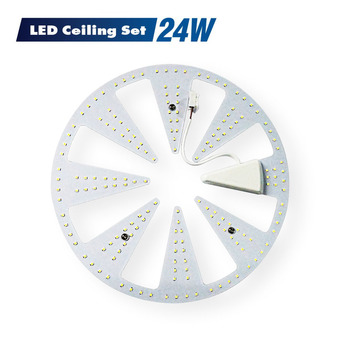 Lighttrio หลอดไฟแอลอีดี LEDเพดานแบบกลมสำหรับเปลี่ยนโคมซาลาเปาเดิม Daylight 24วัตต์