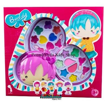 ProudNada Toys ของเล่นเด็กชุดแต่งหน้ารูปเด็ก 2 ชั้น Buddy NO.CS58-A(Pink)(Pink)