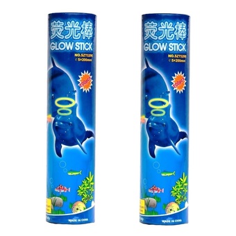 OMG Glow Stick แท่ง/กำไลเรืองแสง ขนาด 20 cm./100 ชิ้น สีฟ้า (แพ็คคู่)
