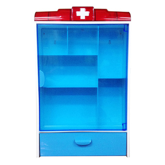 MPKWARE ตู้ยาพลาสติกขนาดเล็ก - สีฟ้า