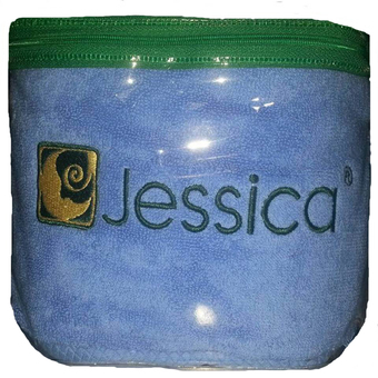 Jessica ชุดผ้าขนหนู เช็ดตัว+เช็ดผม แพ็ค2ชิ้น (สีฟ้า) (30x60&quot;+15x30&quot;)&quot;