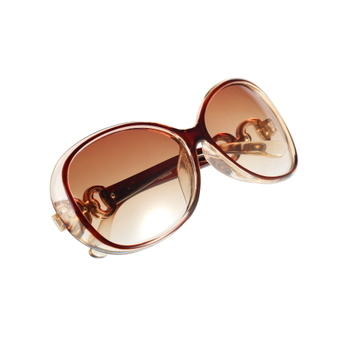 Retro Vintage Women Shades Oversized Eyewear Classic Designer Sunglasses Brown