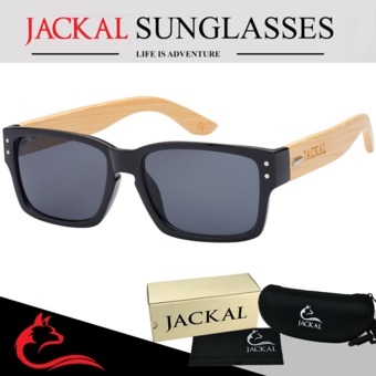 JACKAL แว่นกันแดดขาไม้ Jackal Semi-Wooden Sunglasses รุ่น WISE WI001