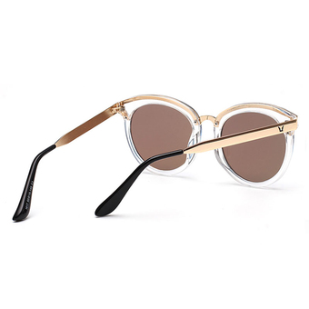 Women&#039;s Eyewear Sunglasses Women Retro Cat Eye Sun Glasses BlueTransparent Color Brand Design