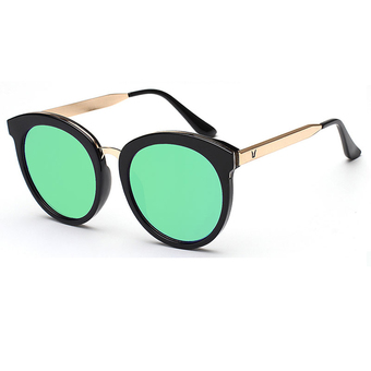 Women&#039;s Eyewear Sunglasses Women Retro Cat Eye Sun Glasses Green Color Brand Design