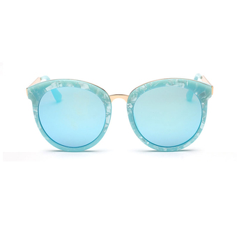 Women&#039;s Eyewear Sunglasses Women Retro Cat Eye Sun Glasses Blue Color Brand Design