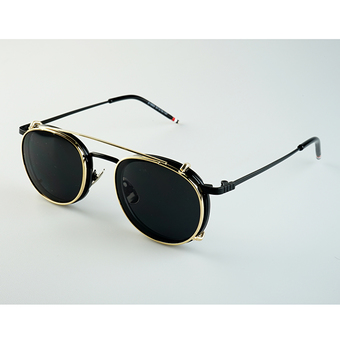 Lapin Sunglasses กรอบแว่นสายตาและคลิปออนกันแดด รุ่น Quinn (Black)