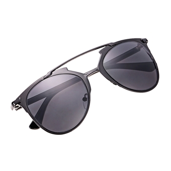 Unisex Mirror Lens Sunglasses Glasses Eyewear Metal Frame