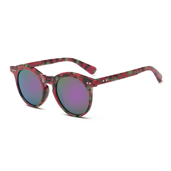 Sunglasses Women Polarized Oval Sun Glasses Purple Color Brand Design
