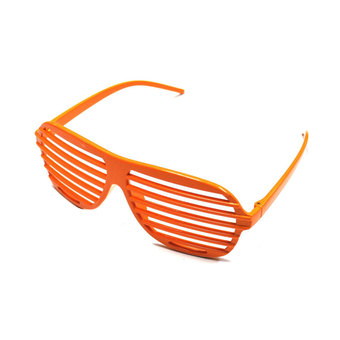 niceEshop New Fashion Shutter Shades Slot Sunglasses For Party Favors,Orange