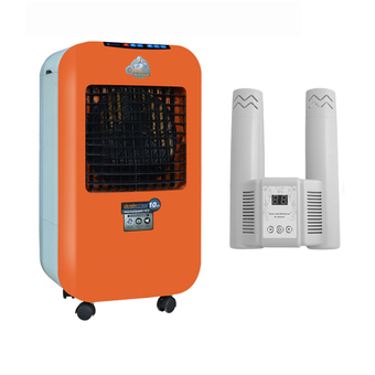 Masterkool พัดลมไอเย็น รุ่น MIK-25EXN (สีส้ม) + เครื่องกำจัดกลิ่นรองเท้า รุ่น IGS-10 (สีขาว)