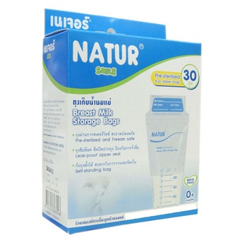 Natur ถุงเก็บน้ำนม แพ๊ค 30 ชิ้น