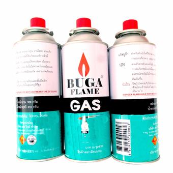 Tycoon BUGA FLAME GAS 375ml แพ็ค3กระป๋อง
