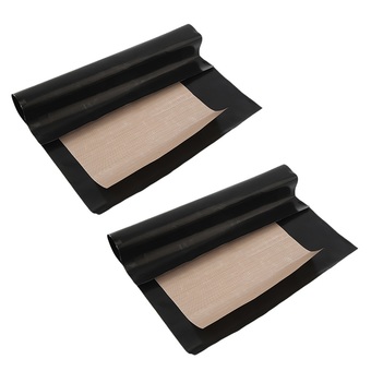 OH 2pcs BBQ Grill Mat Cooking Outdoor Reusable Non-stick Surface Pad Barbecue