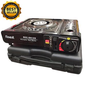 เตาแก๊สปิคนิค เตาเอนกประสงค์ เตาแก๊สกระป๋อง รุ่น 155 Portable Gas Stove 155(Black)