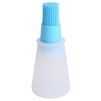 HengSong Silicone Oil Bottle Brush Environmental Protection High Temperature Resistant Barbecue Oil Brush Blue