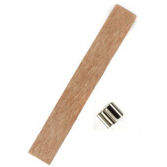 Candle Wood Wicks w/ Sustainer Tabs - Candle Making Supplies