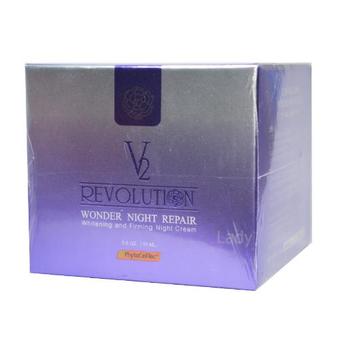 V2 Revolution Wonder Night Repair วีทู เรฟโวลูชั่น วันเดอร์ ไนท์รีแพร์ ครีมหน้าเด็ก ซ่อมแซมผิว สูตรหน้าใสของญาญ่าหญิง บรรจุ 15ml. (1 กล่อง)