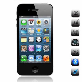 Apple iPhone 4S 16gb BLACK 3.5&quot;IPS 512 MB RAM 8 MP iPhone4s Mobile Phone Multi-Language iphone4s&quot;