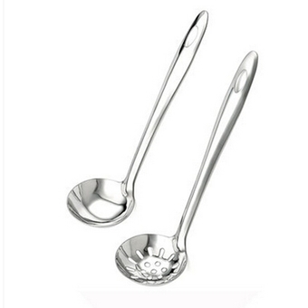 FOFO ชุด กระบวยตัก ชาบู สุกี้ 2 ด้าม (Silver)
