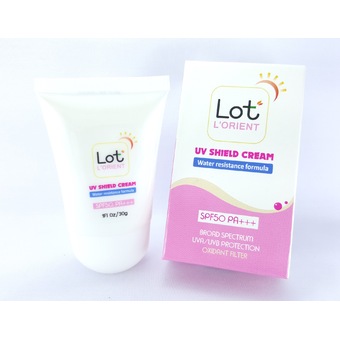 UV Shield Cream (White tube-White and Pink box) ยูวี ชิลด์ ครีม(หลอดขาว-กล่องขาวชมพู)