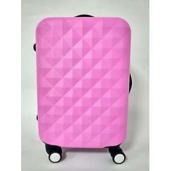 TravelGear24 กระเป๋าเดินทางขนาด 20" ลายไดมอน Luggage 20" Diamond (Pink/สีชมพู)