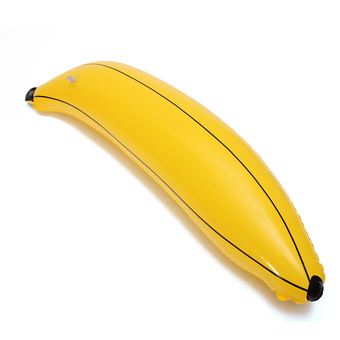 Large 87cm Inflatable Banana PVC Blow up Tropical Fruit Toy Kids Party Activity