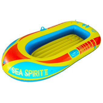 Promark เรือยาง 2 ที่นั่ง Inflatable Boat 2Person (Yellow) (ใช้ได้ทั้งพายในน้ำและเก็บสิ่งของขณะน้ำท่วม)