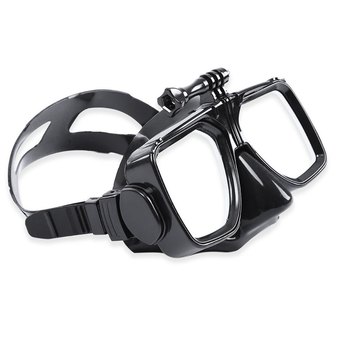 Adult Top Snorkel Clear Tempered Glass Silicon Diving Mask for Cameras