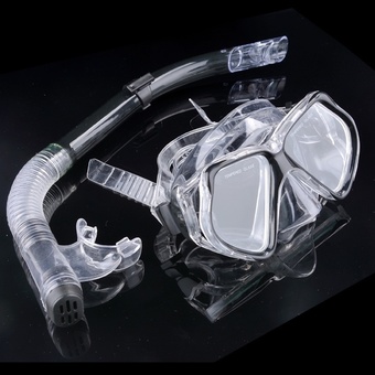 Happycat 2016 Silicone Scuba Diving Mask Snorkel Glasses Set Anti Fog Goggles Snorkel Glasses Swimming Pool Diving Equipment