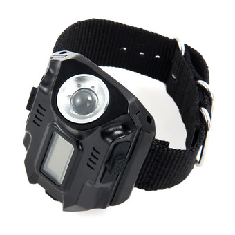 CatWalk Tactical CREE LED 1000 Lm Rechargeable Wrist Watch Flashlight Torch (Black)