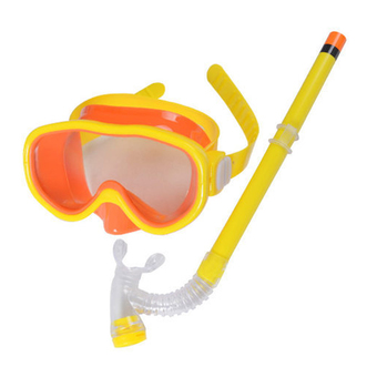 Swimming Diving Mask Equipment Scuba Mask Snorkel Goggles Glasses Breathing tube (Blue)