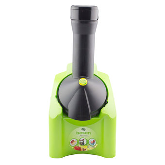 GetZhop เครื่องทำไอศครีม &amp; โยเกิร์ตและผลไม้ Fruit ice cream Maker Besen - (Green)