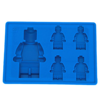LALANG Silicone Robot Mould Ice Cube Tray (Blue)