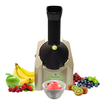 Karabada เครื่องทำไอศครีม &amp; โยเกิร์ตและผลไม้ Fruit ice cream Maker Besen - (Golden)