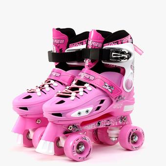 รองเท้าสเก็ต โรลเลอร์สเก็ต รุ่น Speed ไซส์ 34-37(สีชมพู)
