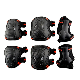 OEM 6pcs Skateboard Bicycle Elbow Knee Wrist Protective Pad Guard Size L Hot