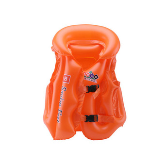 PAlight Adjustable Kids Swimming Inflatable Float Life Vest (Orange S)