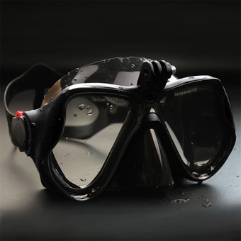 Allwin Underwater Camera Plain Diving Mask Scuba Snorkel Swimming Goggles for GoPro black