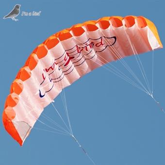 I Am A Bird 1.4M Dual Line Stunt Sports Beach Power Parachute Parafoil Kite