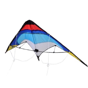 Professional Sporty Stunt Kite Dual Line Control Windy Outdoor Leisure Activity (Blue)