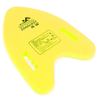 S &amp; F Adult Child Streamline Swimming Float Plate Training Kickboard Surfboard Yellow