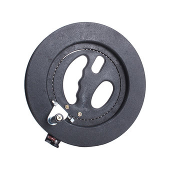 niceEshop Plastic Professional Kite Reel Tool Line Winder Handhold Ball,bearing With Lock (Black)