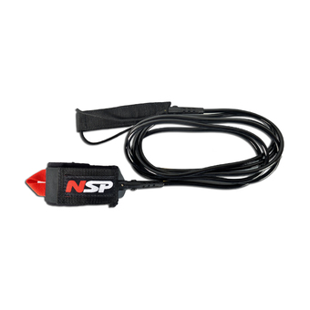 NSP สายรัดขา สำหรับ เซิร์ฟบอร์ด Leash 10 Black Packaged
