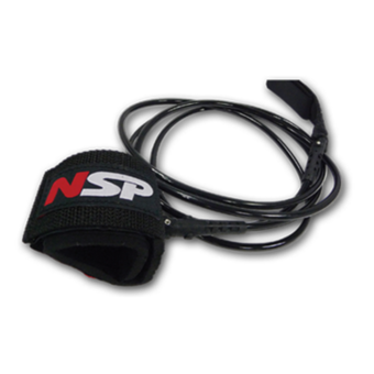 NSP สายรัดขา สำหรับ เซิร์ฟบอร์ด Leash 6 Black Packaged