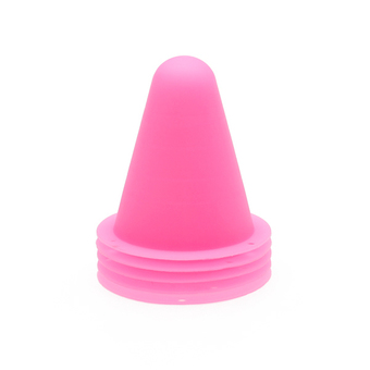5Pcs PVC Bright-colored Slalom Cones for Slalom Skating Cone Skating - Pink