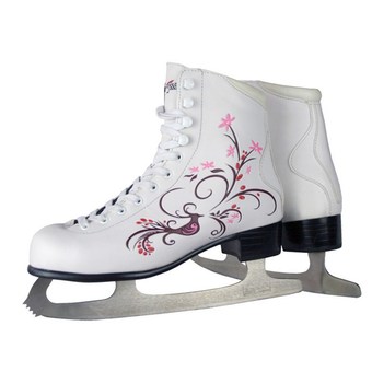 VIK MAX Professional Roller Style Ice Figure Skating Blade Sport Shoes Heaven (White)
