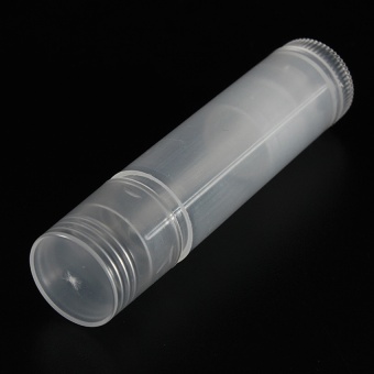 10/20pcs Empty Clear Lipstick Containers Lip Balm Tubes with Caps Transparent - Intl